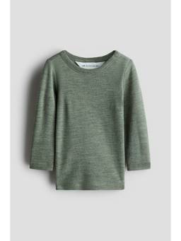 H&M - Boys Green Merino Wool Jersey Top
