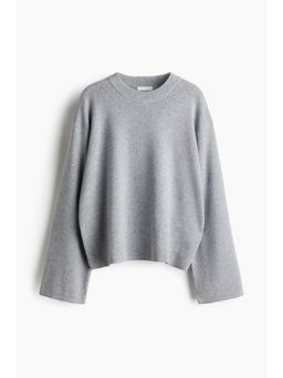 H&M - Women Grey Oversized Jumper