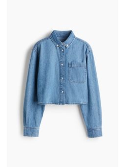 H&M - Women Blue Denim Shirt