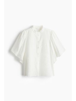 H&M - Women White Embroide Blouse
