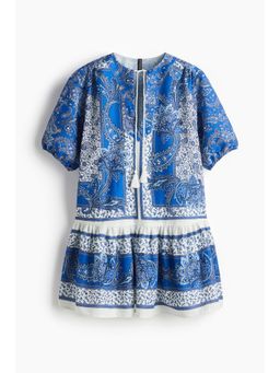 H&M - Women Blue Fla-Hem Dress
