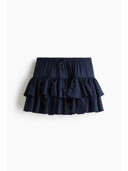 H&M - Women Blue Tie Drawstring Skirt