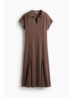 H&M - Women Beige Waisted Dress