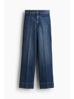 H&M - Women Blue Wide High Jeans
