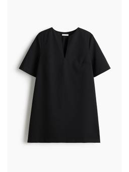 H&M - Women Black Short-Sleeved Dress