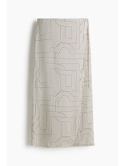 H&M - Women White Printed Wrap Skirt