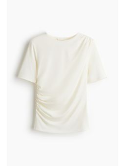 H&M - Women White Draped Top