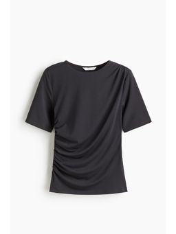H&M - Women Grey Draped Top