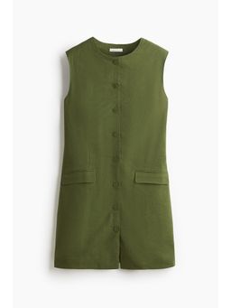 H&M - Women Green Waistcoat Dress
