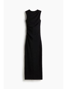 H&M - Women Black Draped Maxi Dress