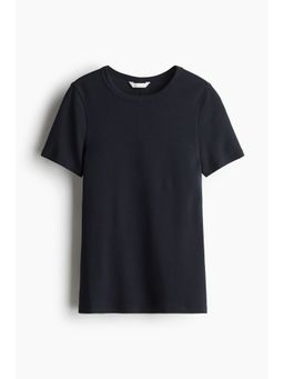 H&M - Women Blue Fitted T-Shirt