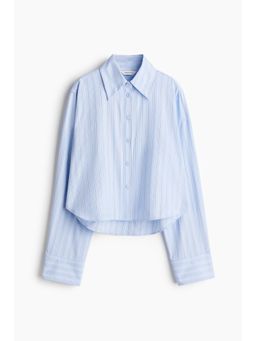 H&M - Women Blue Short Shirt
