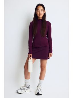H&M - Girls Purple Sports Jacket With Drymove