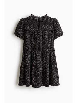 H&M - Women Multi-Color Crinkled Jersey Dress