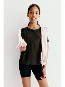 H&M MOVE - Girls Black Sports Cycling Shorts With Softmove