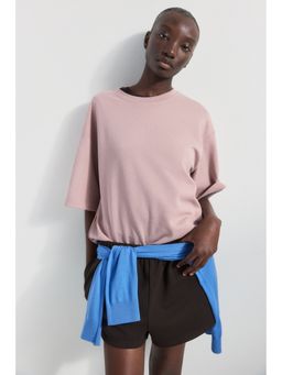 H&M - Women Pink Interlock T-Shirt