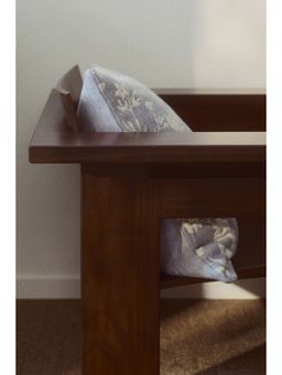 H&M - Blue Jacquard-Weave Cushion Cover