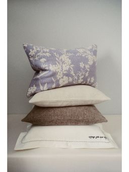 H&M - Blue Jacquard-Weave Cushion Cover