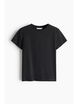 H&M - Women Black Fitted T-Shirt