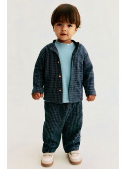 H&M - Boys Blue 2-Piece Cotton Set