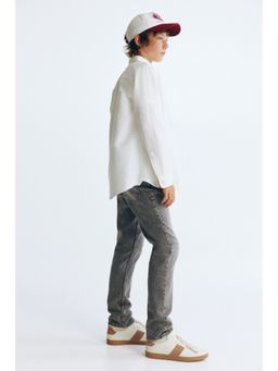 H&M - Boys Grey Comfort Stretch Slim Fit Jeans