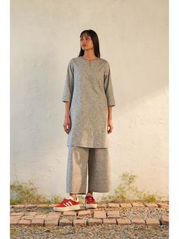 CANOOPI - Women Grey Pebbled Fusion Co-Ord