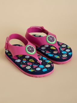 Hopscotch - Pink Juicy Citrus Sandals