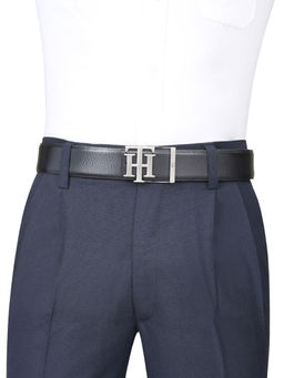 Tommy Hilfiger - Men Solito Reversible Belt - Black & Wine