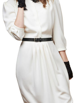 Tommy Hilfiger - Romillya Women Leather Casual Belt - Black