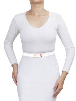 Tommy Hilfiger - Women Luciena Casual Belt - Off White