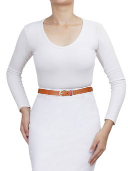 Tommy Hilfiger - Women Luciena Casual Belt - Tan