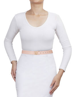 Tommy Hilfiger - Women Josephine Reversible Belt - Powder Pink & Black