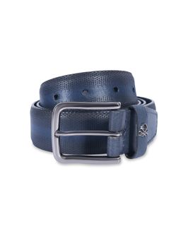United Colors of Benetton - Men Sloten Belt - Navy Blue (M)
