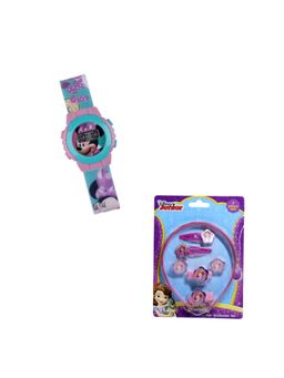 Disney - Princess Basic Digital Watch and Hair Accessories Combo
