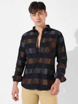 Campus Sutra - Men Checkered Casual Multicolor Shirt