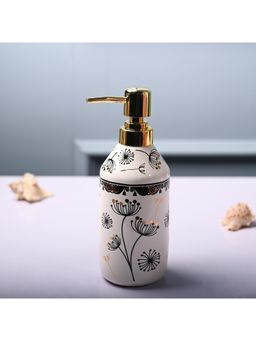 Voncasa - Ceramic Glossy Off Design color Soap Dispenser (750ml)