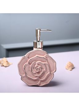 Voncasa - Ceramic Matte Pink color Soap Dispenser (500ml)