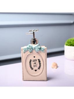 Voncasa - Ceramic Matte Cream color Soap Dispenser (750ml)