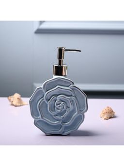Voncasa - Ceramic Matte Blue color Soap Dispenser (500ml)