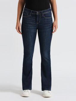 Pepe Jeans - Pimlico Navy Blue Mid Waist Flared Jeans