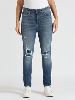Pepe Jeans - Dion Blue High Waist Skinny Jeans