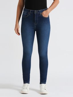 Pepe Jeans - Dion Navy Blue High Waist Powerflex Jeans