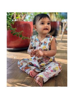 Tura Turi - Mermaid White Baby Co-Ord (Set of 2)