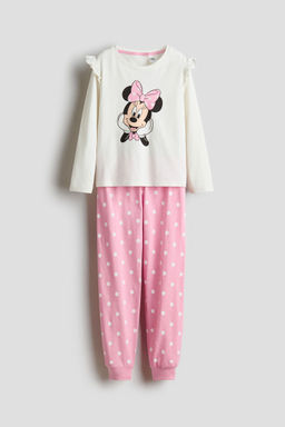 H&M - Girls Pink Jersey Pyjamas
