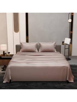 BAJO'S - Multi-Color Cotton Satin Bedsheet with Pillow Covers