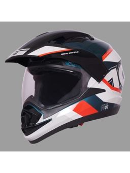 Royal Enfield - Abs Escapade Dual Sport Full Face Isi & Dot Helmet Multi-Color Helmet