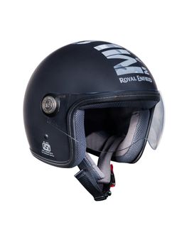 Royal Enfield - High Impact Grade Abs Chopper Helmet Black Helmet
