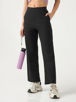 Technosport - Women Straight Fit Trackpant - Black