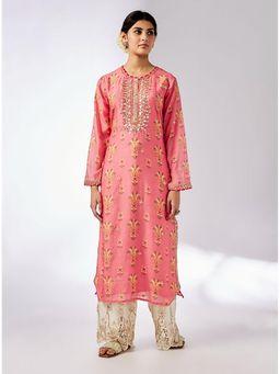 Gopi Vaid - Pink Dhara Kurta