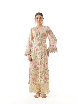 Gopi Vaid - Ivory Kavya Kurta